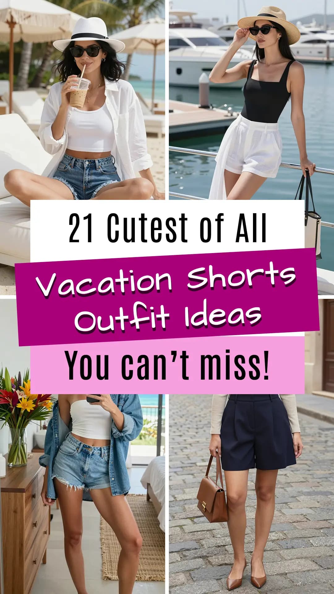 20+ Best Vacation Shorts Outfits for Women 2026 🌴🩳✨ | Trendy, Cute & Stylish Summer Holiday Looks | From Beach to Dinner