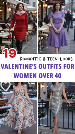 💕 Valentine's Day Outfits for Women Over 40 - Elegant & Flattering Looks 2026 | Best Valentine's Day Outfit Ideas for Mature Women | Romantic Date Night Looks