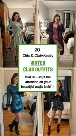 ❄️ Winter Club Outfits That'll Keep You Cozy & Chic | 22 Best Winter Club Outfit Ideas 2025 | Trendy Winter Club Looks | Cozy Night Out Outfits