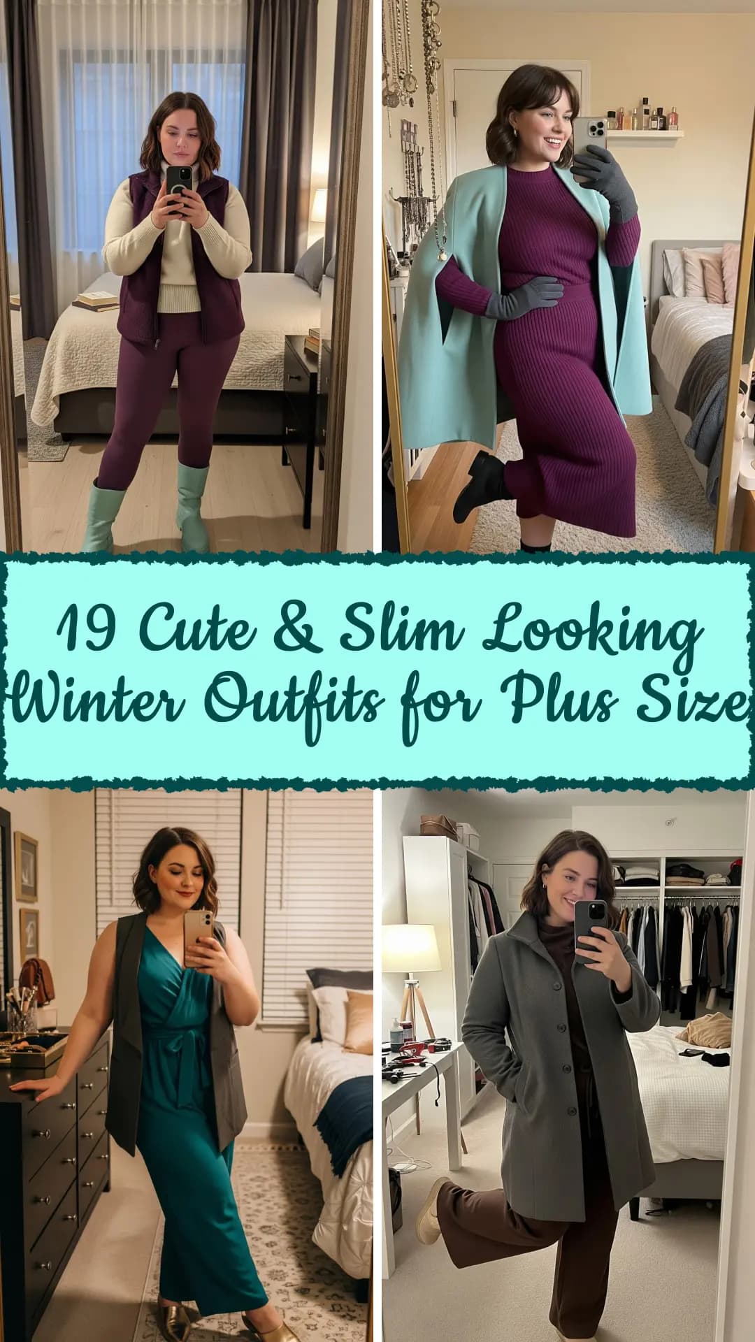 19 Winter Plus Size Outfits That'll Keep You Cozy & Chic 2025 ❄️✨ | Best Winter Plus Size Outfit Ideas | Flattering Winter Looks for Curvy Women