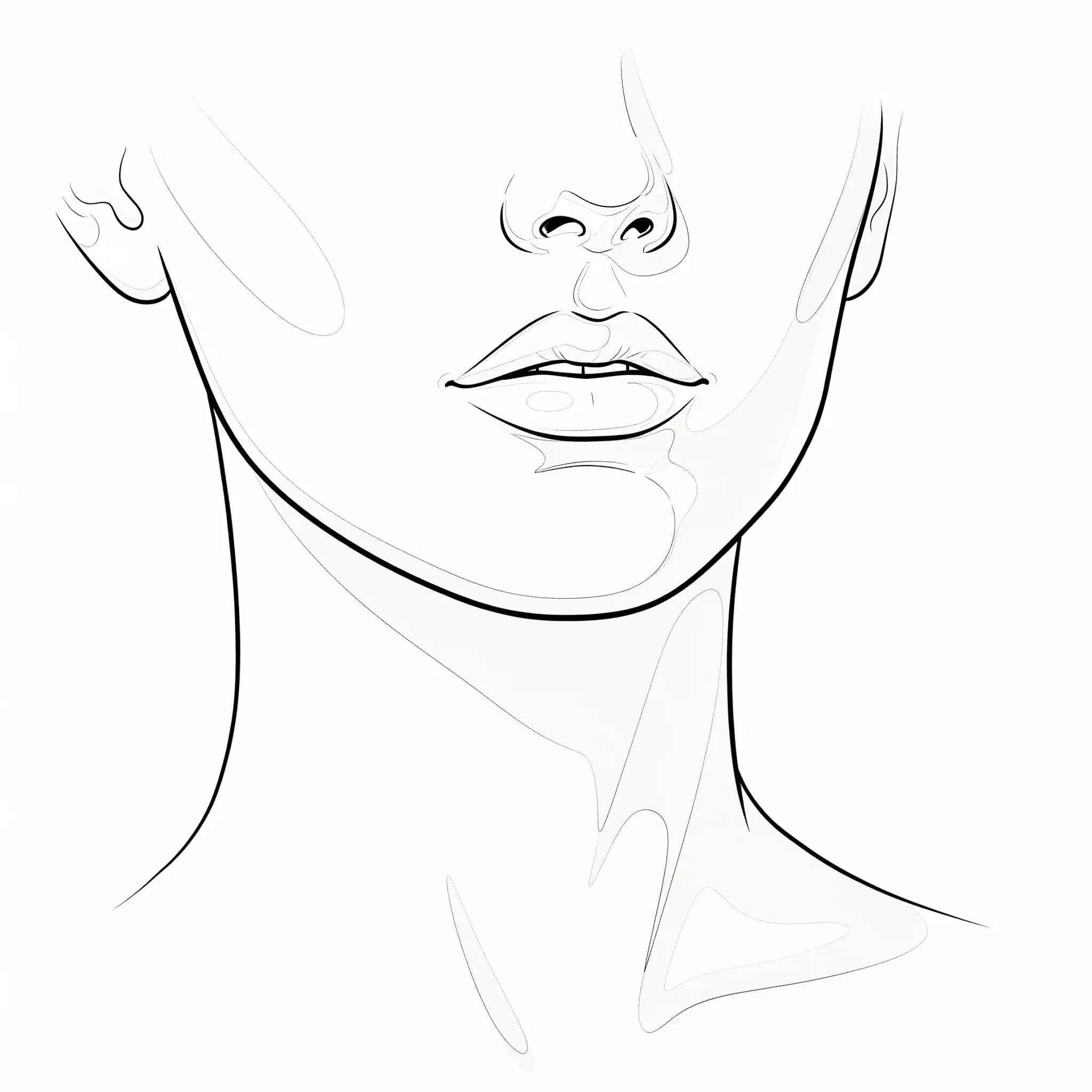 Round Jawline