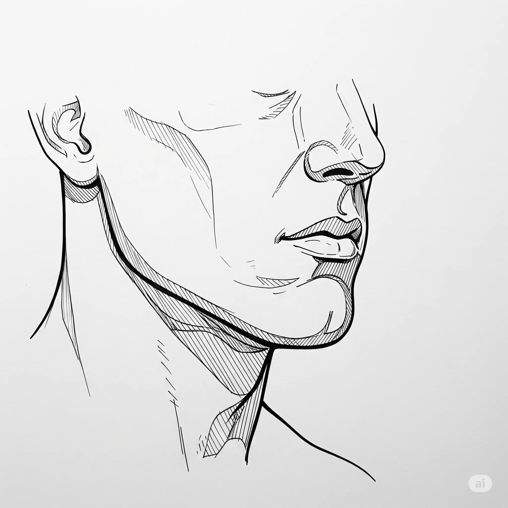 Square Jawline