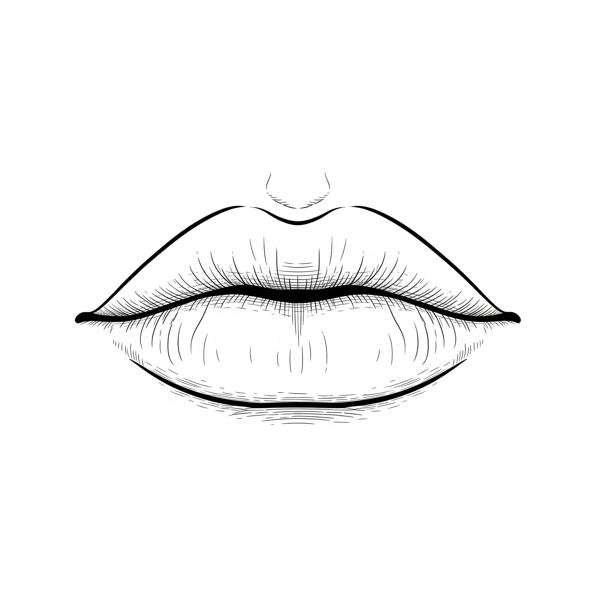 Downturned Lips