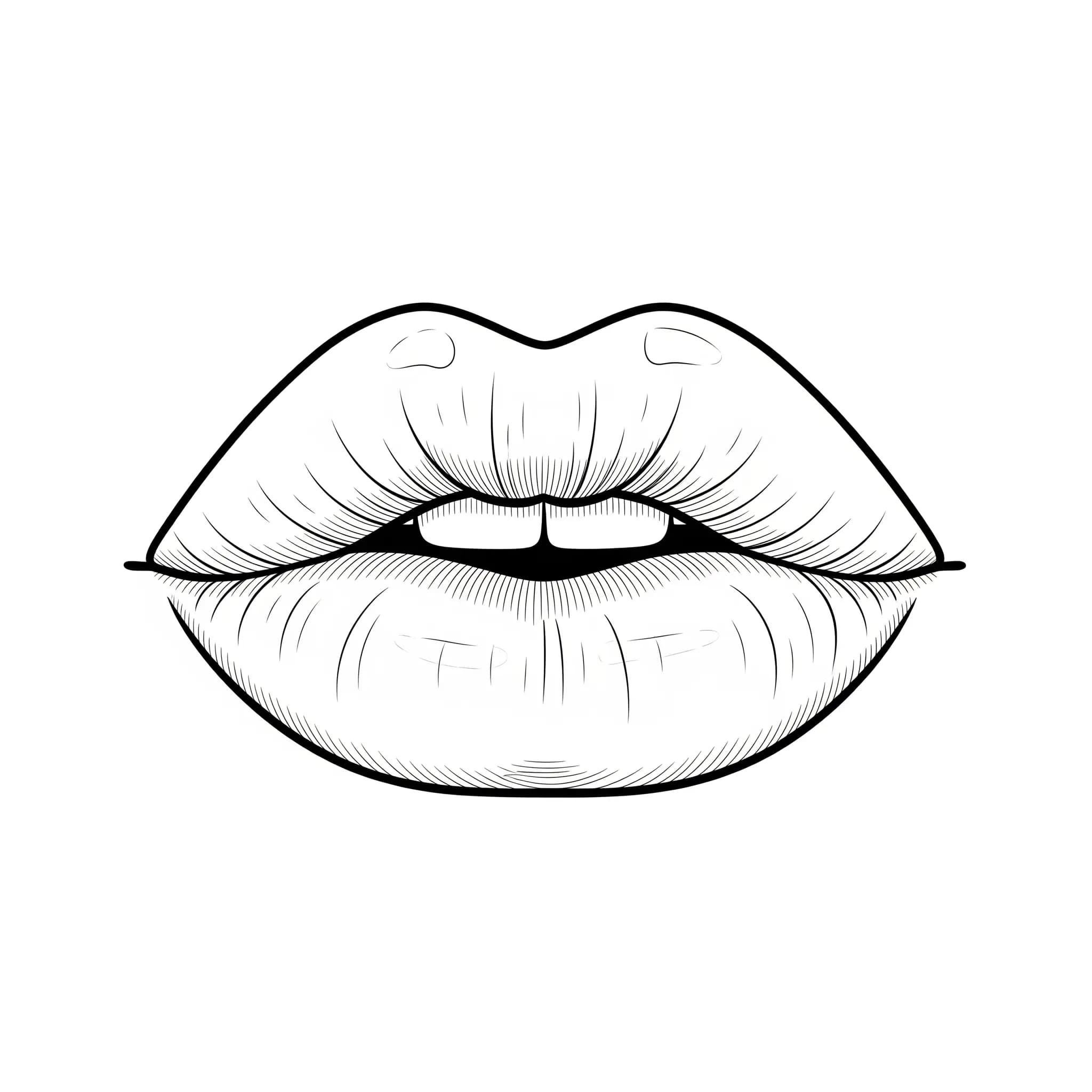Heart-Shaped Lips