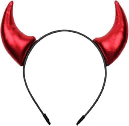 Red Devil Horns Headband