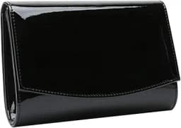 Black Patent Leather Clutch