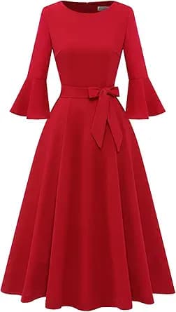 Red Midi Dress