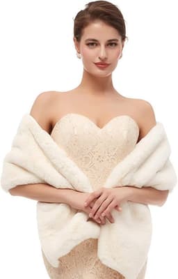 Wedding Fur Shawl