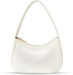 Small Elegant Shoulder Bag (White)
