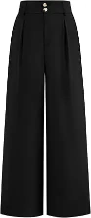 Black Wide Leg Trousers