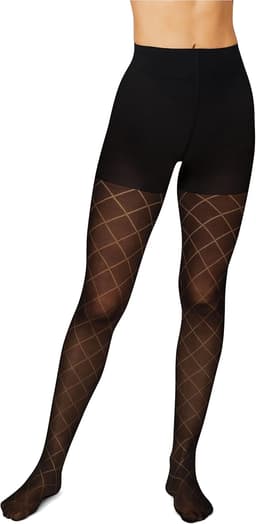 Diamond Outline Controltop Tights