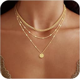 Gold Plated Layering Necklaces