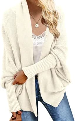 Ivory Cable Knit Cardigan