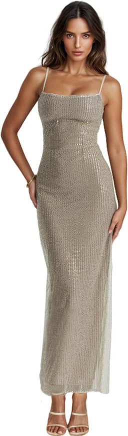 Sequins Midi Dress
