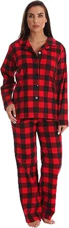 Red Plaid Pajama Set