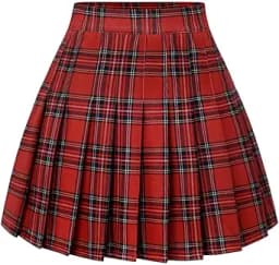 Pleated Skirts for Women High Waist Mini Tennis Skater Skirt Casual Basic Skirts Cheerleader