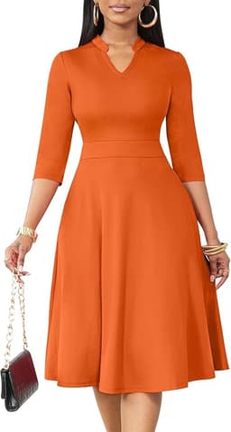 Casual Fit and Flare Dress