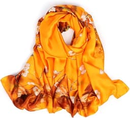 Silk Feeling Long Scarf