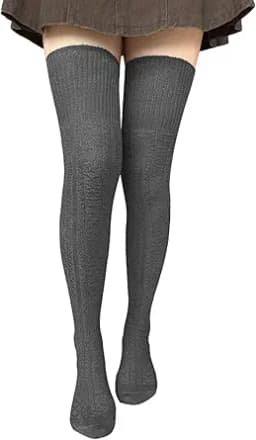 Knit Knee-High Socks