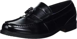 Black Leather Loafers