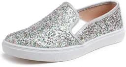 FEVERSOLE Women\'s Fashion Slip-On Sneaker Casual Flat Loafers