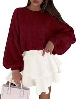 Chunky Knit Long Sleeve Top