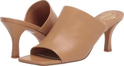 Open Toe Mule Shoes (Brown)