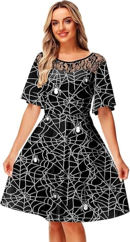 Sleeve A-Line Party Dresses