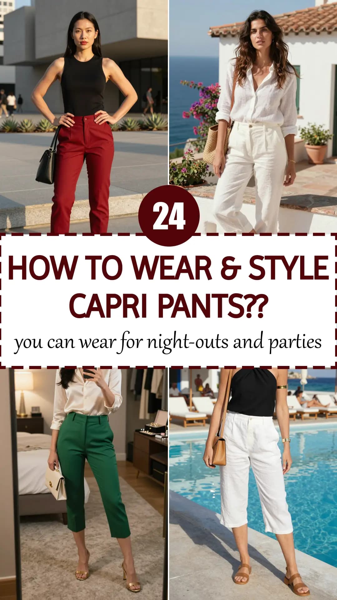 24 Best Capri Pants Outfits for Women 2026 πβ¨ | How to Style Capri Pants | Chic, Trendy & Effortless Style Guide