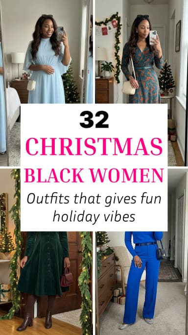 32 Christmas Outfits for Black Women 2026 For Every Small To Huge Celebration