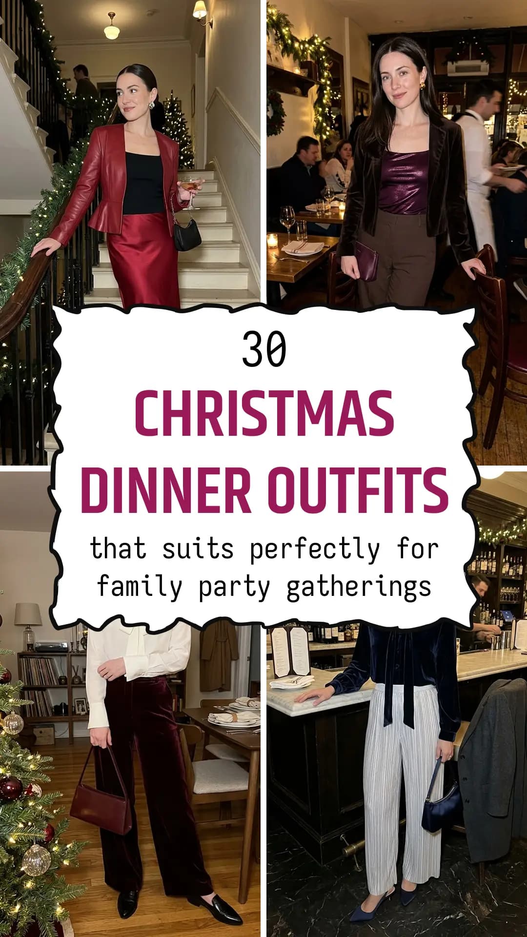30 Christmas Dinner Outfits 2026 to Copy for a Chic & Festive Look
