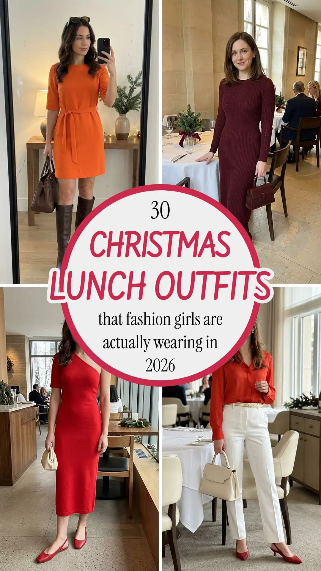 The Christmas Lunch Outfits Fashion Girls Would Actually Wear