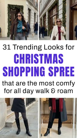 31 Cozy & Stylish Christmas Shopping Outfits for Women (2026)