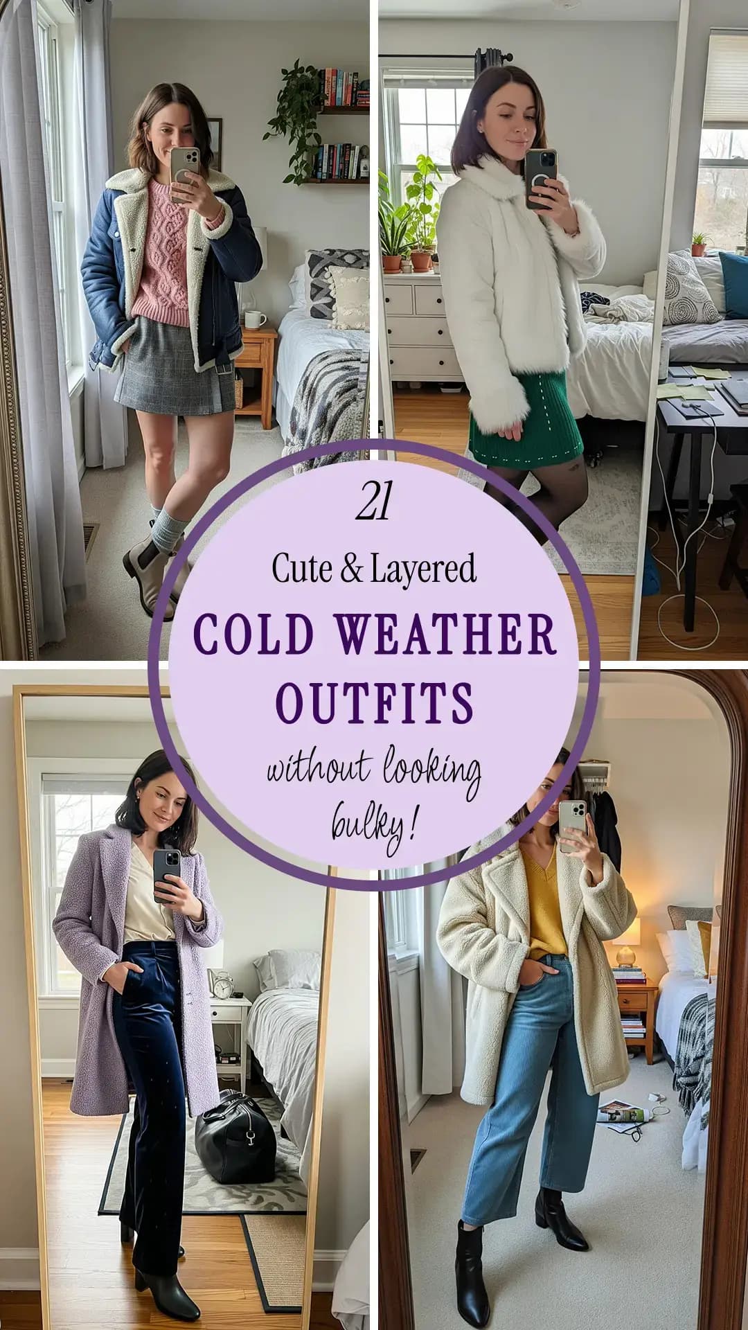 21 Aesthetic Cold Weather Outfits for Women 2026 ❄️✨
