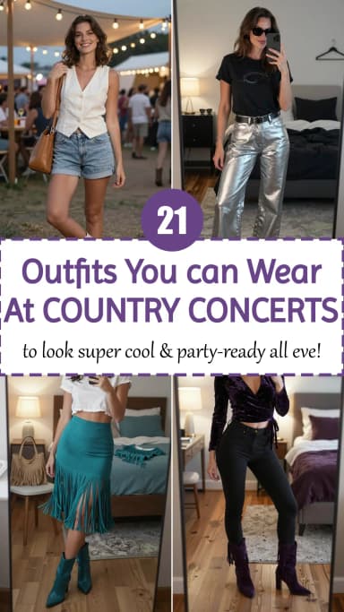 21 Country Concert Outfits That'll Make You Shine 2026 🎸✨ | Best Country Concert Outfit Ideas | What to Wear to a Country Music Festival | Trendy Country Concert Fashion