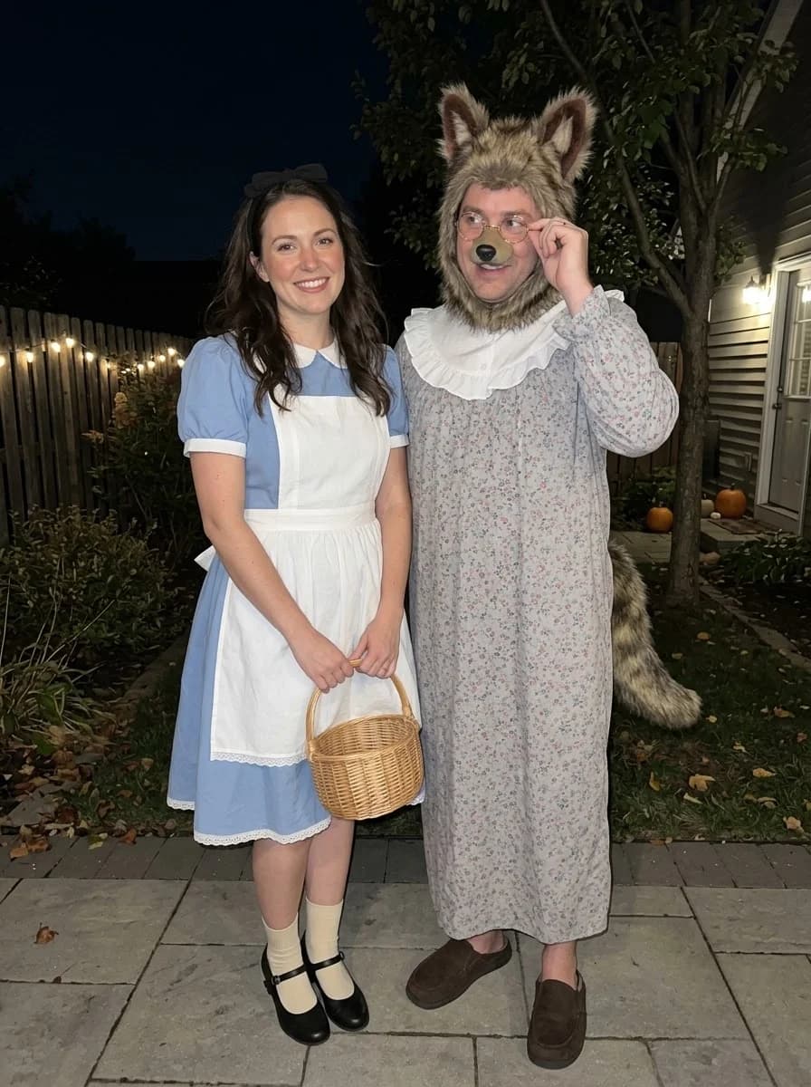 Storybook Wanderer and Granny Wolf