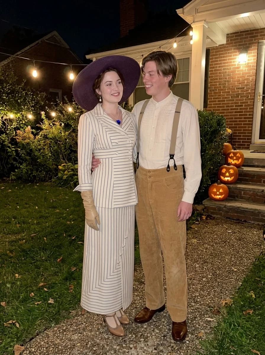 Rose & Jack Titanic Couple Costume