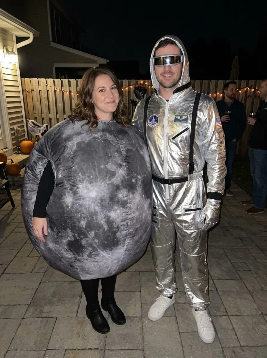 Moon & Astronaut Couple Costume