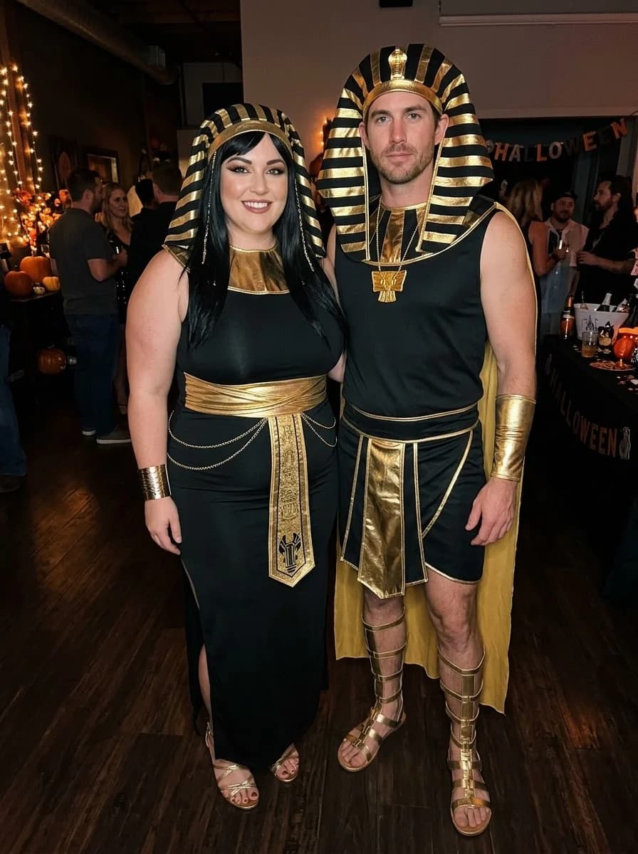 Cleopatra & Pharaoh Couple Costume