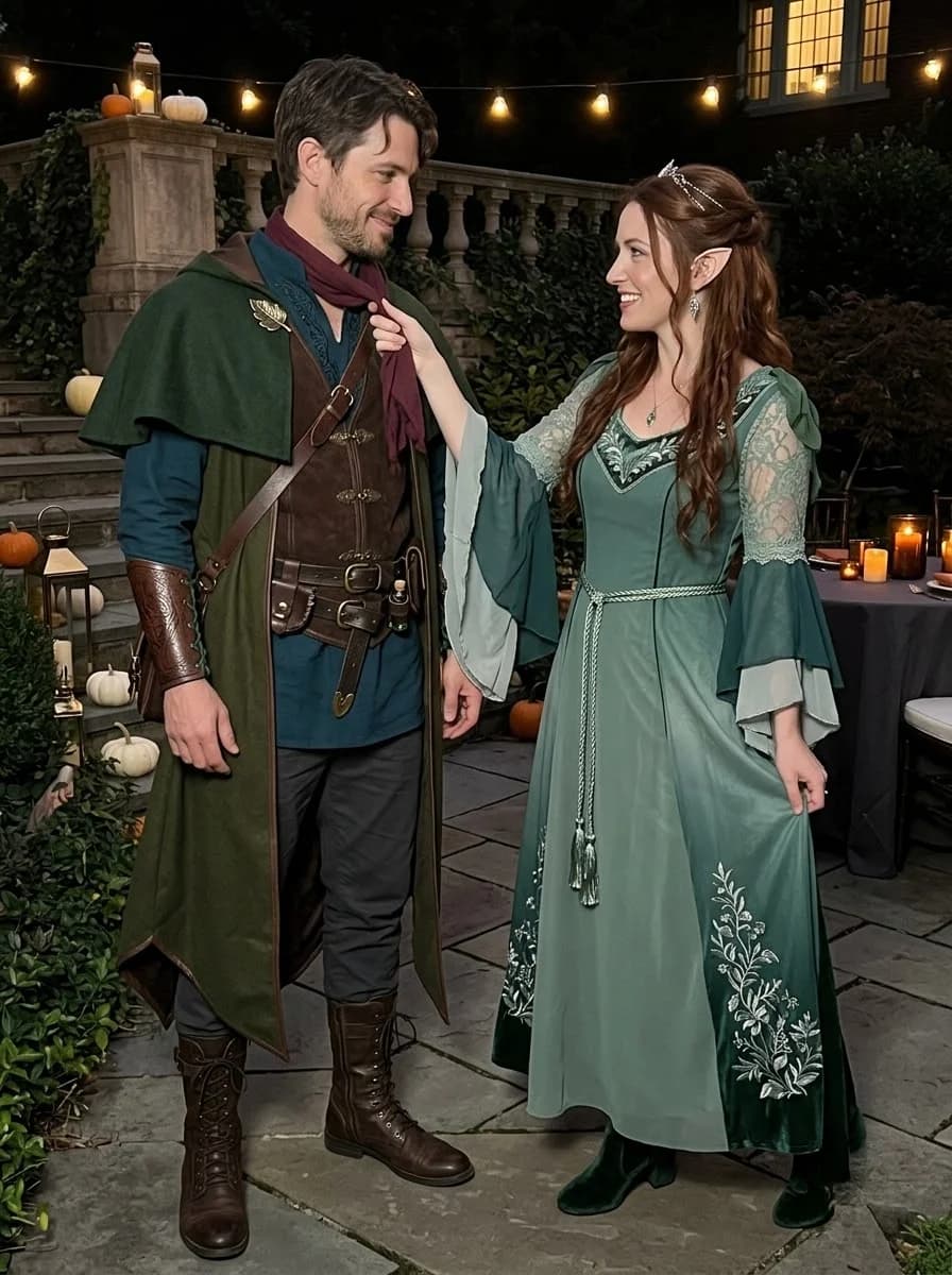 Arwen & Aragorn-Inspired Couple Costume