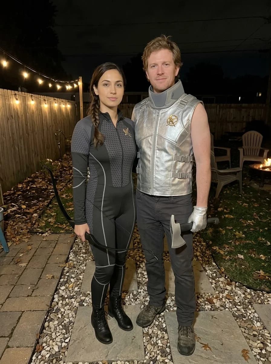 Katniss & Peeta-Inspired Hunger Games Costume