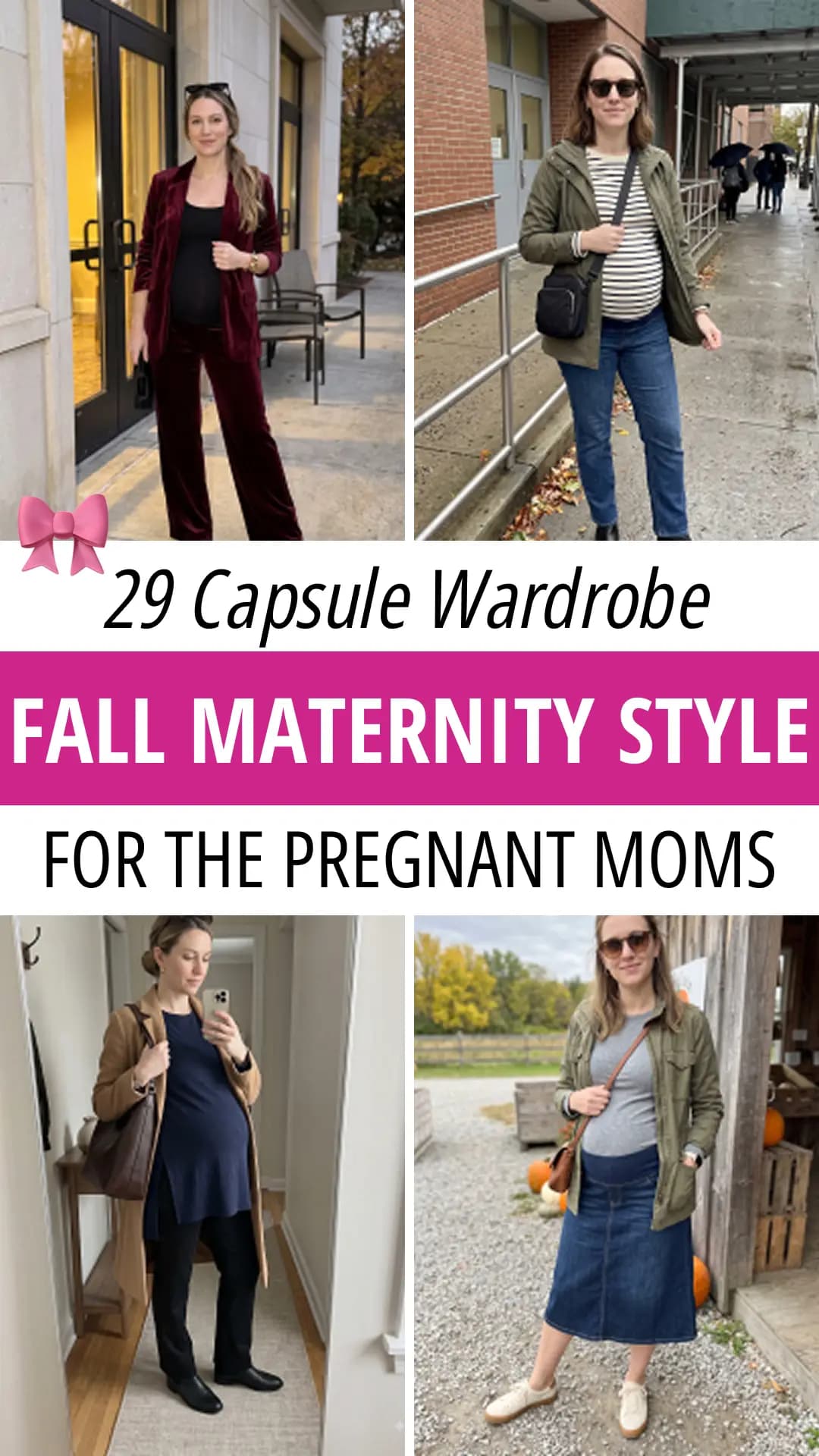 29 Fall Maternity Outfits That Actually Look Good and Feel Comfortable