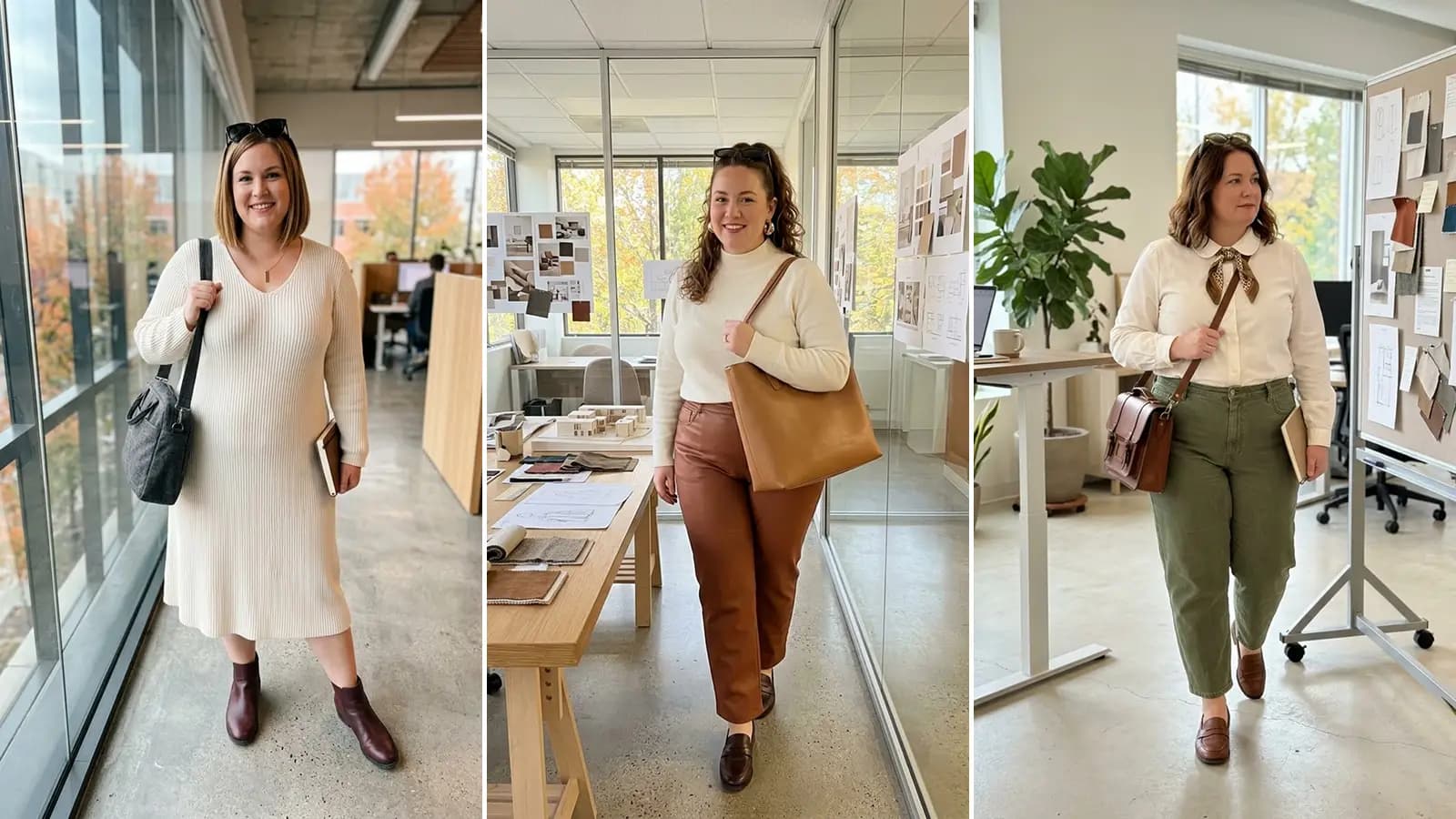 Plus-size fall office outfits 2026