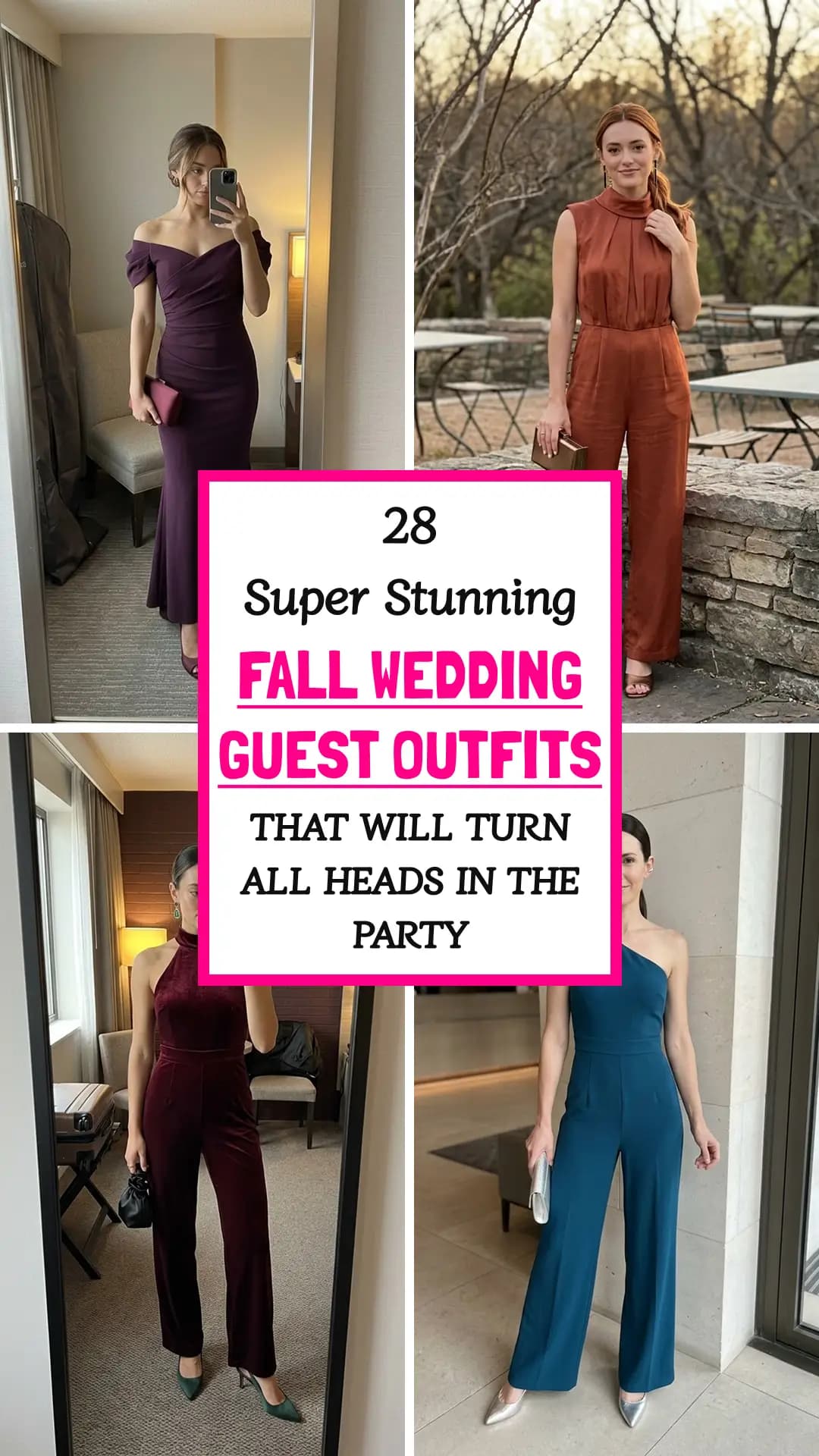 28 Fall Wedding Guest Outfits That Feel Elevated Without Trying Too Hard