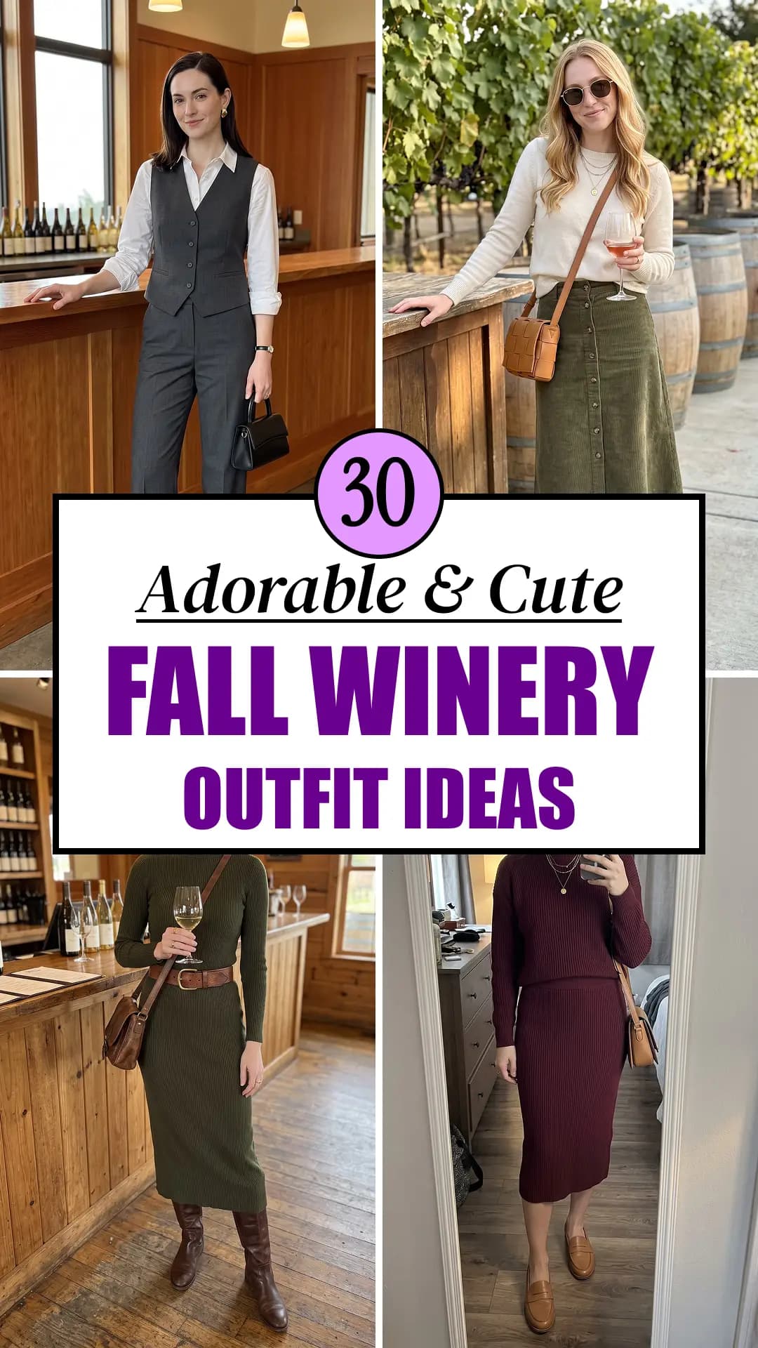 30 Fall Winery Outfits That Make You Look Effortlessly Put Together