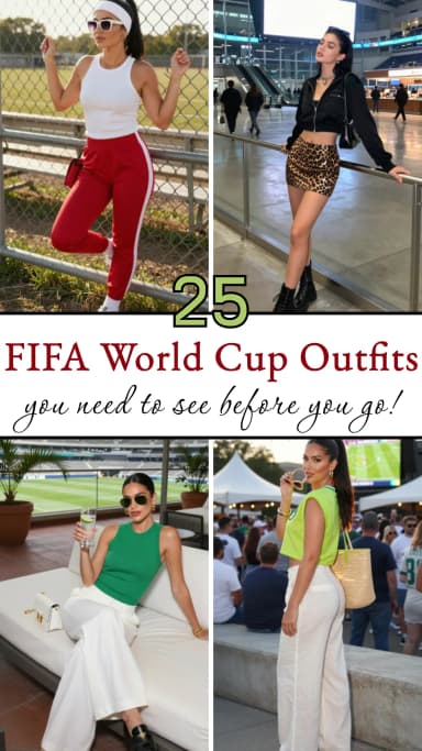 25 Stylish FIFA World Cup Outfit Ideas for Women (2026) | Cute Soccer Fan Fashion, Stadium Style & Watch Party Looks
