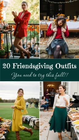 20 Stunning Friendsgiving Outfits 2025 | Best Friendsgiving Outfit Ideas | What to Wear for Friendsgiving | Cozy to Chic Friendsgiving Outfits for Friends Gatherings
