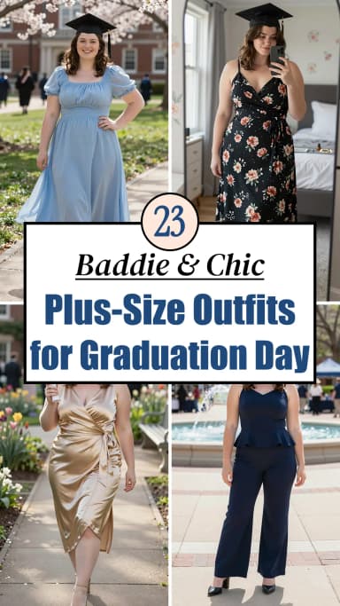 23 Graduation Day Outfits for Plus Size Women - Stunning Looks for Your Big Day 2026 πβ¨ | Best Graduation Outfit Ideas for Plus Size Women | Elegant Graduation Looks