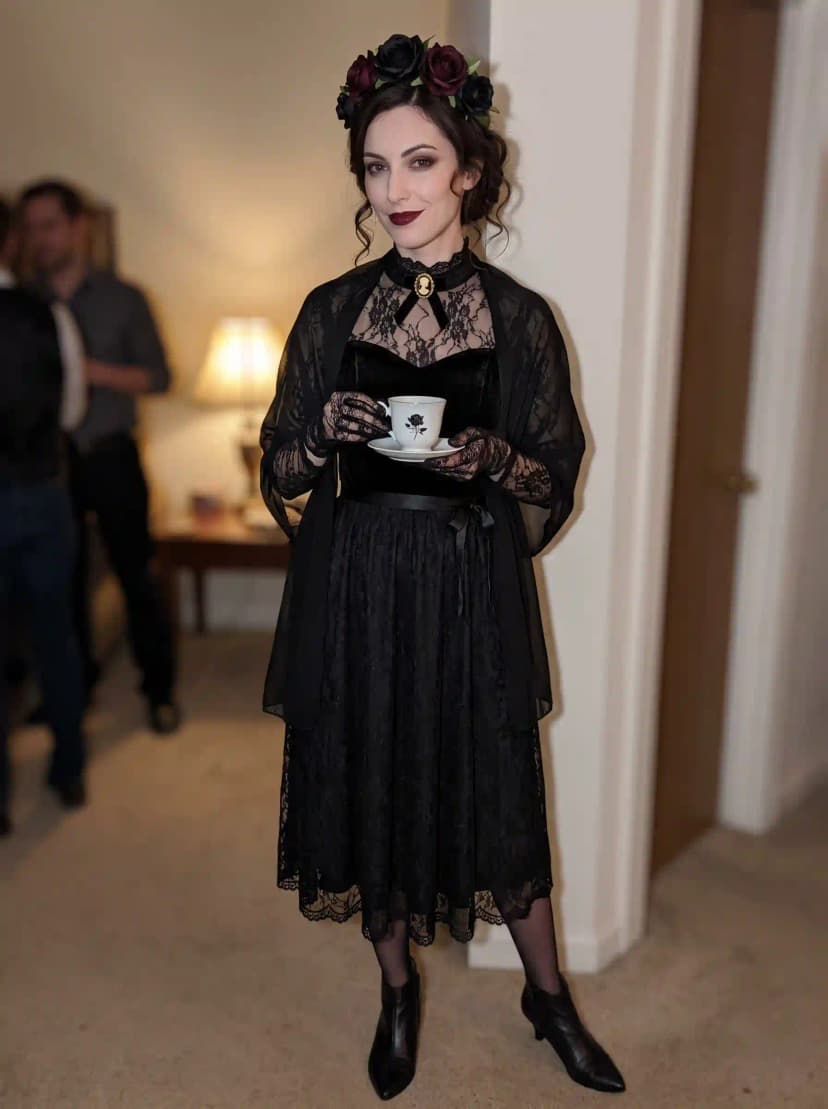 Victorian Gothic Tea Party Costume