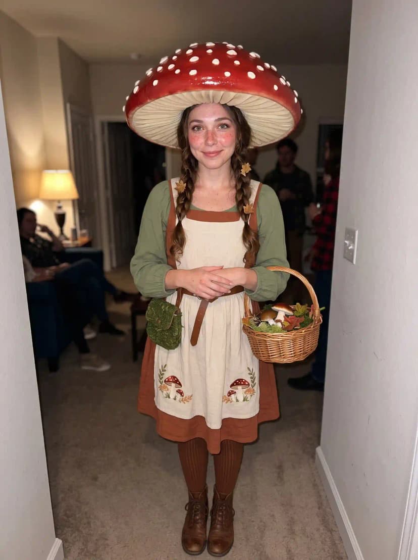 Woodland Mushroom Girl Costume